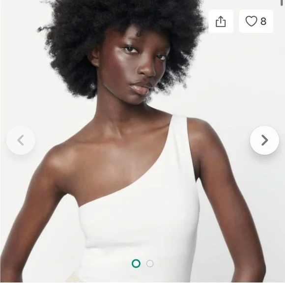 ZARA ASYMMETRIC BUNDLE BODYSUITS - Picture 2 of 9